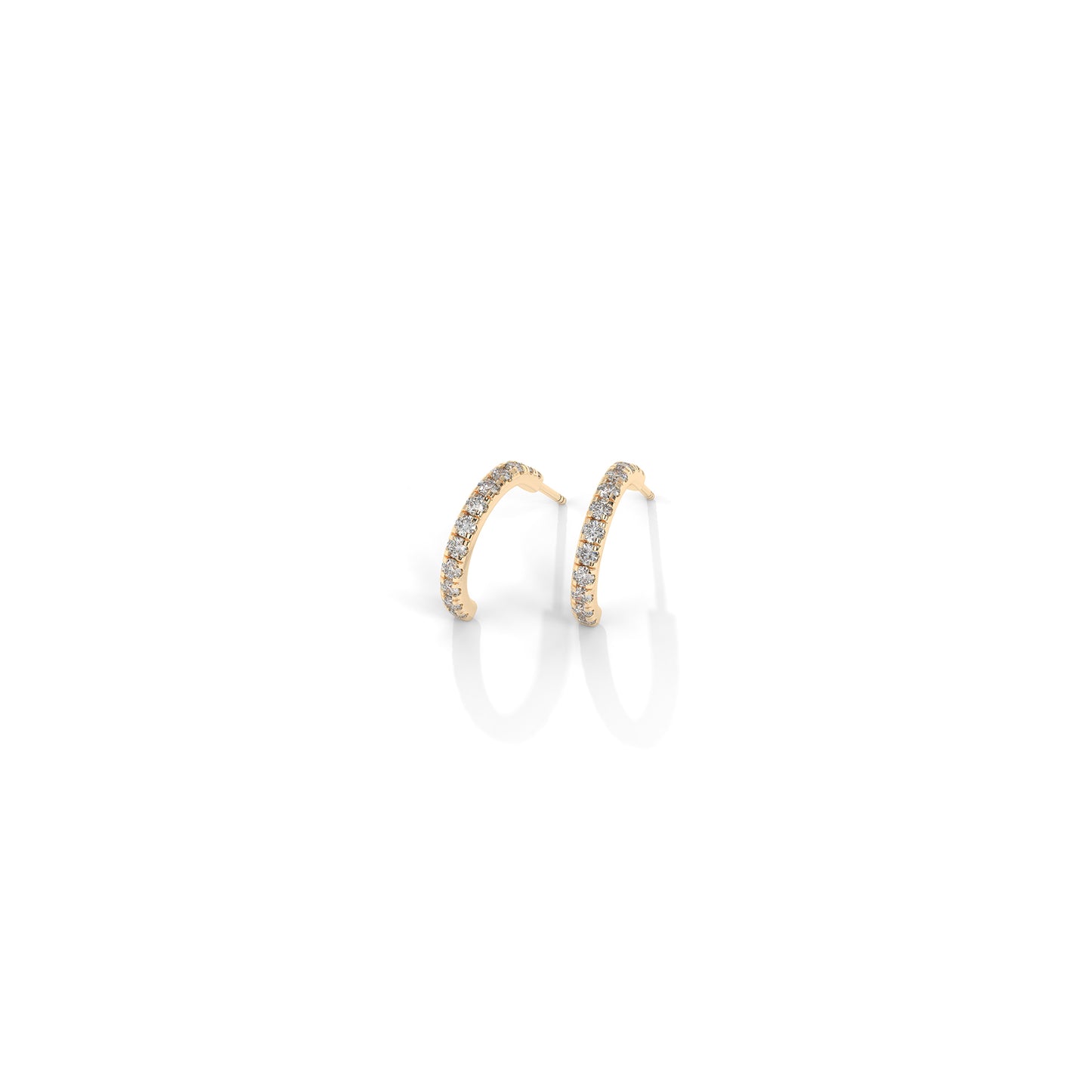 Pavé Ear Cuddle Studs