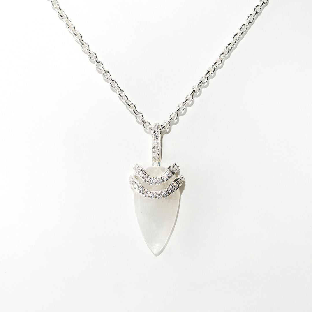 Moonstone Necklace Divinity- Sterling Silver
