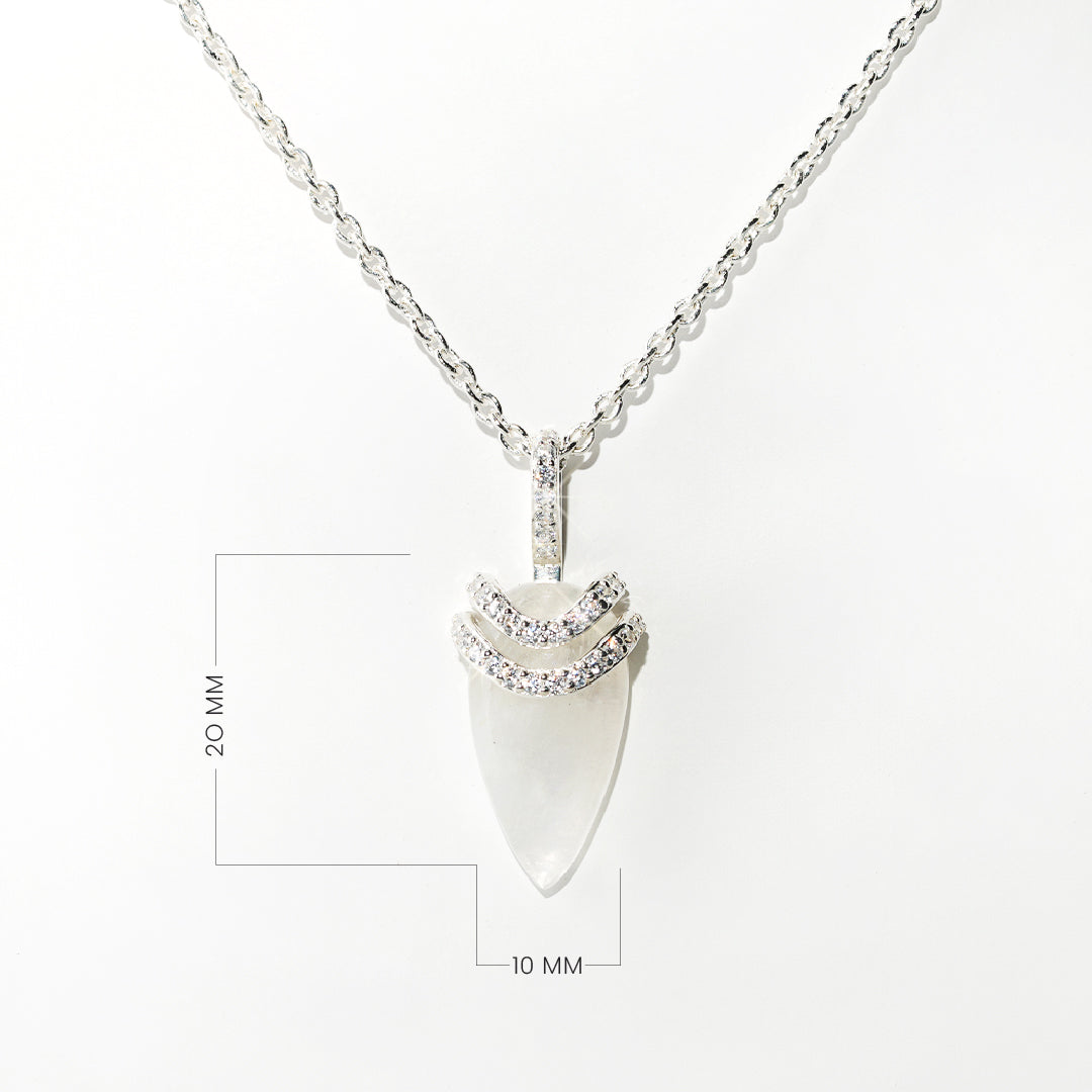 Moonstone Necklace Divinity- Sterling Silver