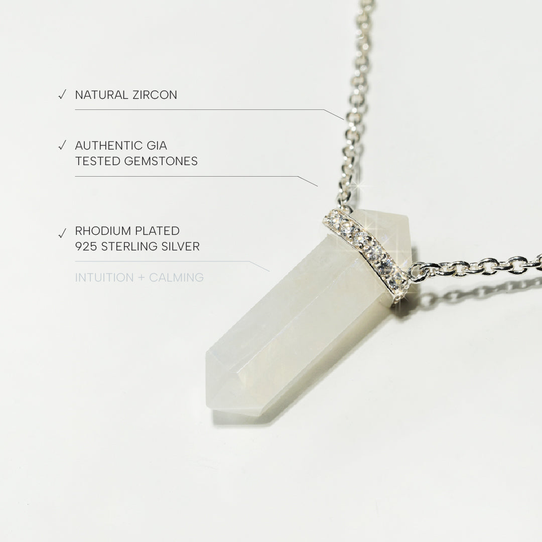 Moonstone Necklace Dream - Sterling Silver