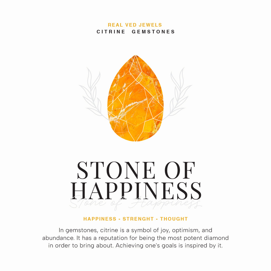 Citrine Necklace Spirit- Sterling Silver