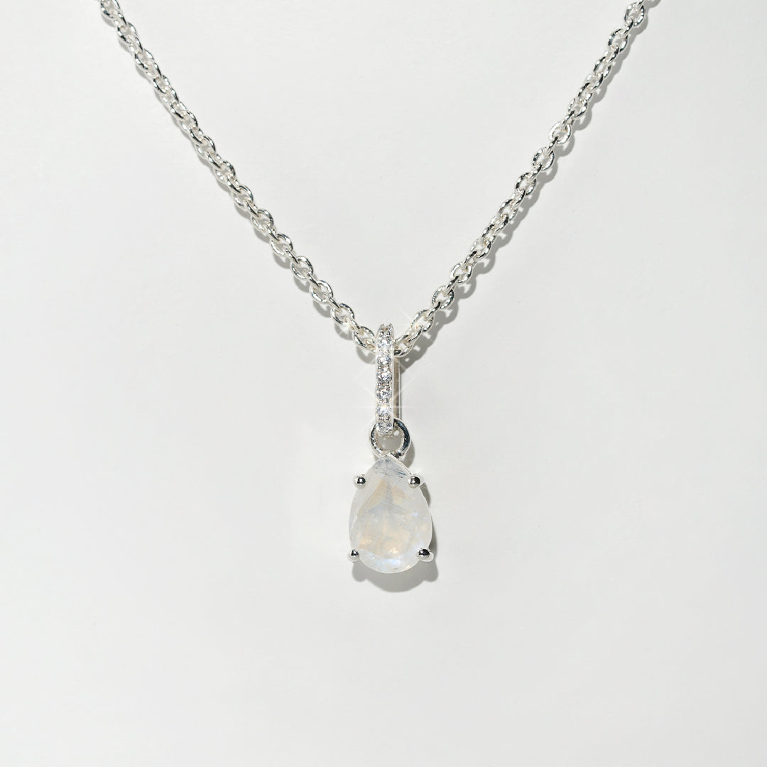 Moonstone Necklace Spirit- Sterling Silver