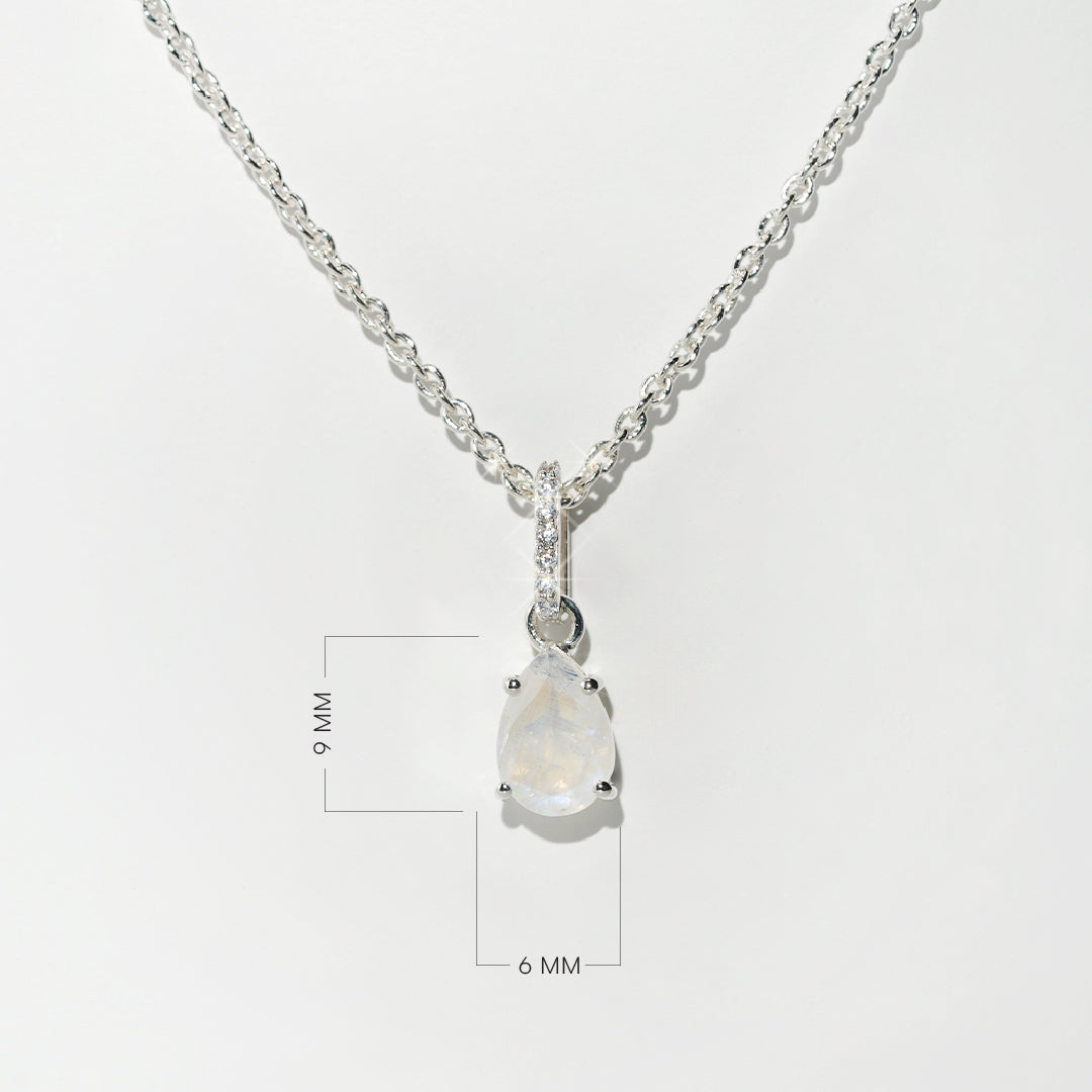 Moonstone Necklace Spirit- Sterling Silver